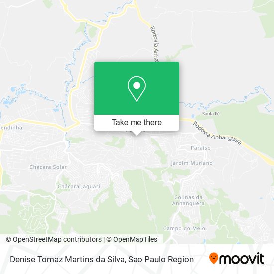 Mapa Denise Tomaz Martins da Silva