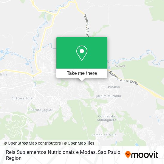 Mapa Reis Suplementos Nutricionais e Modas