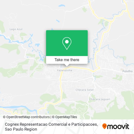 Cognex Representacao Comercial e Participacoes map