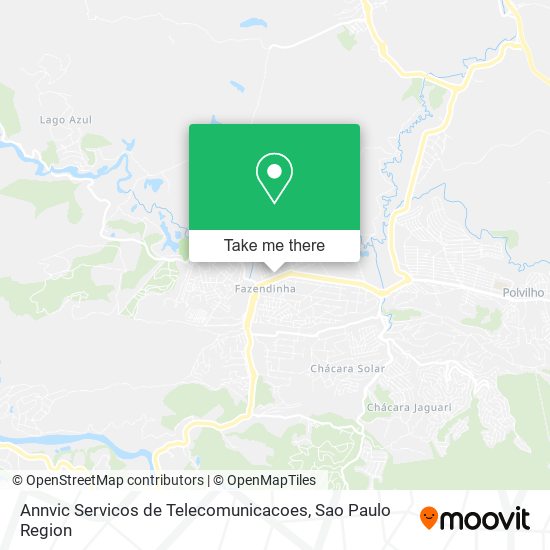 Annvic Servicos de Telecomunicacoes map