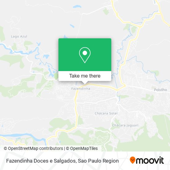 Fazendinha Doces e Salgados map