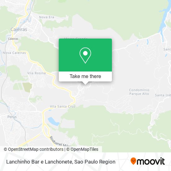 Lanchinho Bar e Lanchonete map