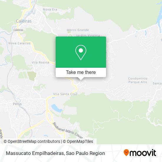 Massucato Empilhadeiras map