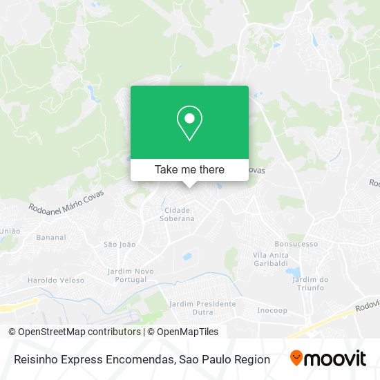 Reisinho Express Encomendas map