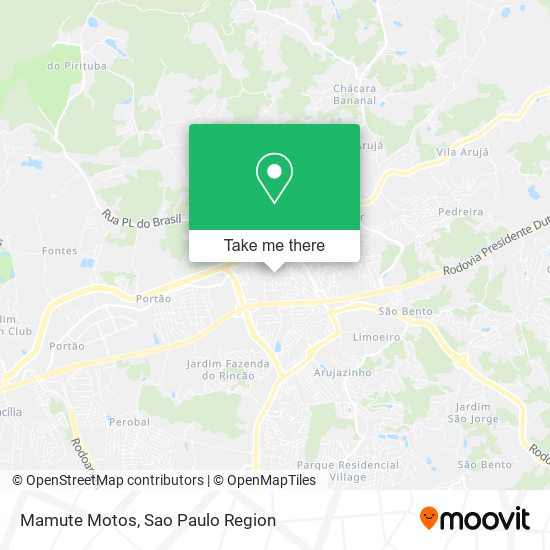 Mamute Motos map