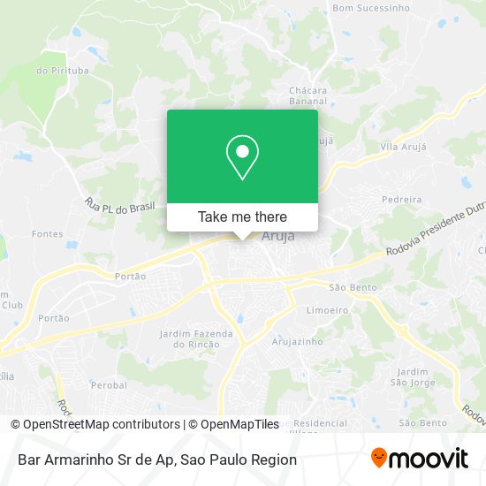 Bar Armarinho Sr de Ap map