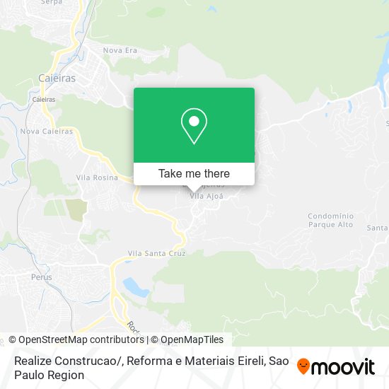 Mapa Realize Construcao / , Reforma e Materiais Eireli