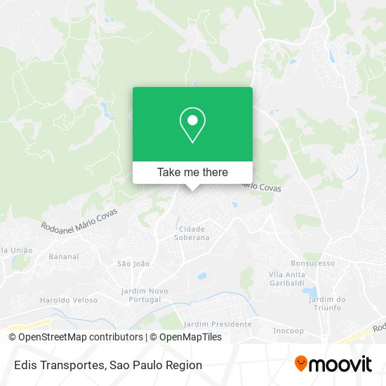 Edis Transportes map