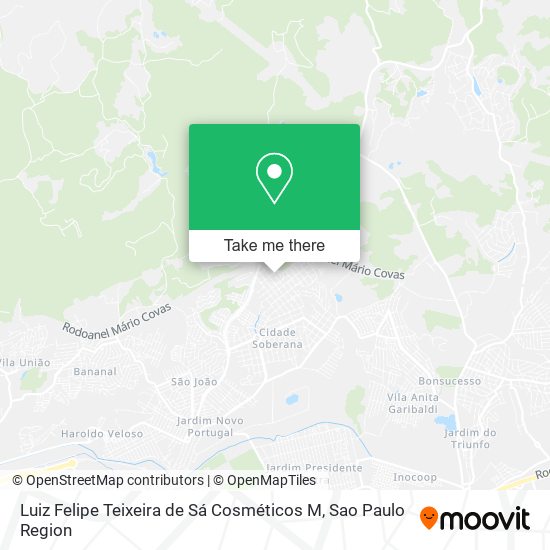 Luiz Felipe Teixeira de Sá Cosméticos M map