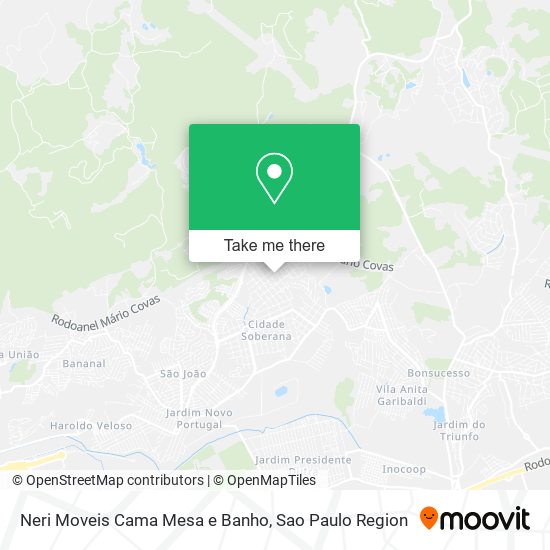 Neri Moveis Cama Mesa e Banho map