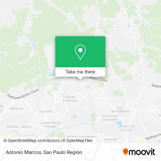 Antonio Marcos map