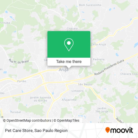 Mapa Pet Care Store