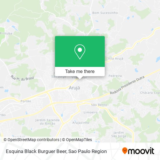 Esquina Black Burguer Beer map