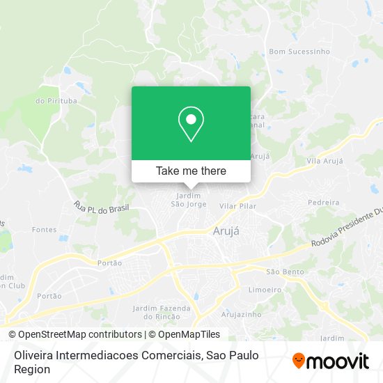 Mapa Oliveira Intermediacoes Comerciais