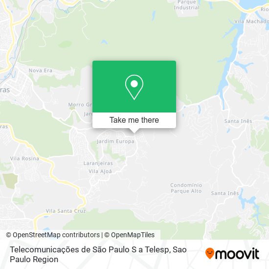 Mapa Telecomunicações de São Paulo S a Telesp
