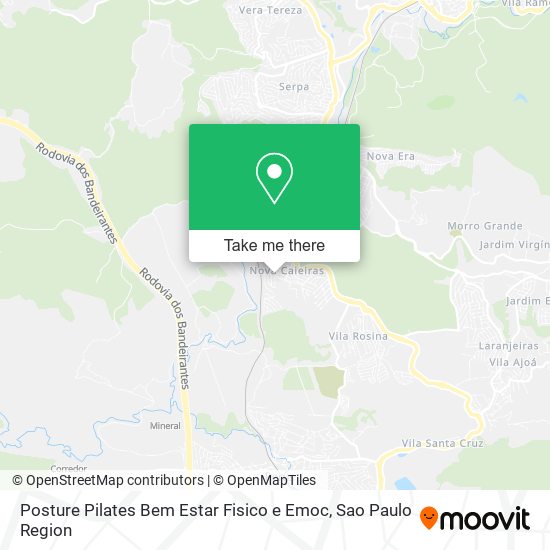 Mapa Posture Pilates Bem Estar Fisico e Emoc