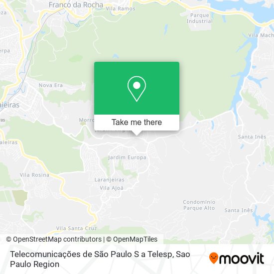 Mapa Telecomunicações de São Paulo S a Telesp