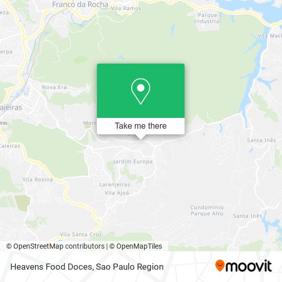 Heavens Food Doces map