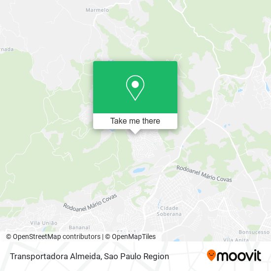 Transportadora Almeida map