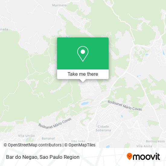 Mapa Bar do Negao