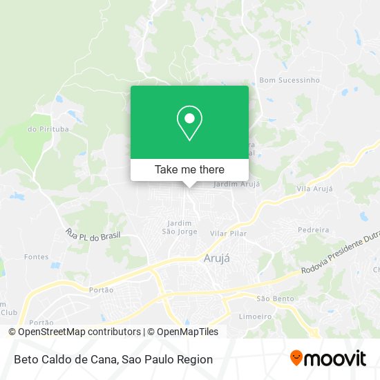 Beto Caldo de Cana map