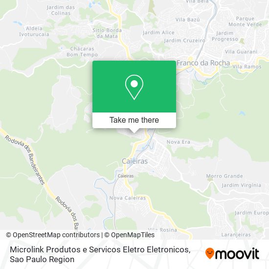 Mapa Microlink Produtos e Servicos Eletro Eletronicos