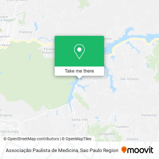Associação Paulista de Medicina map