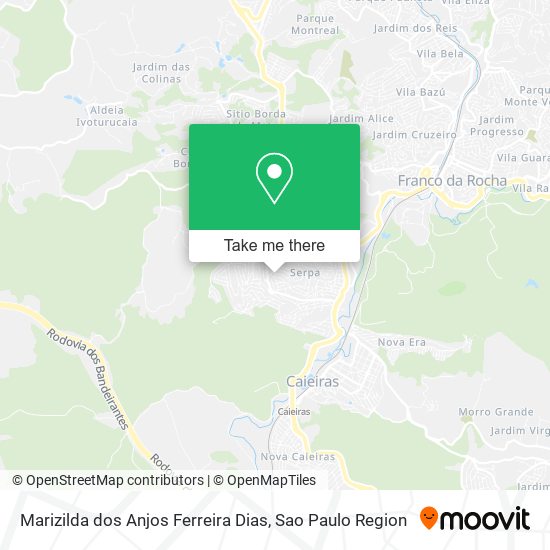 Marizilda dos Anjos Ferreira Dias map