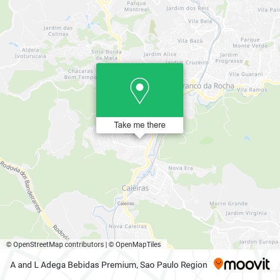 A and L Adega Bebidas Premium map