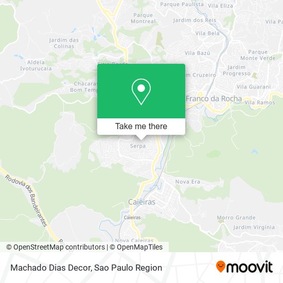 Machado Dias Decor map