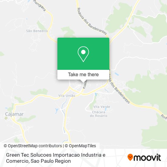 Green Tec Solucoes Importacao Industria e Comercio map