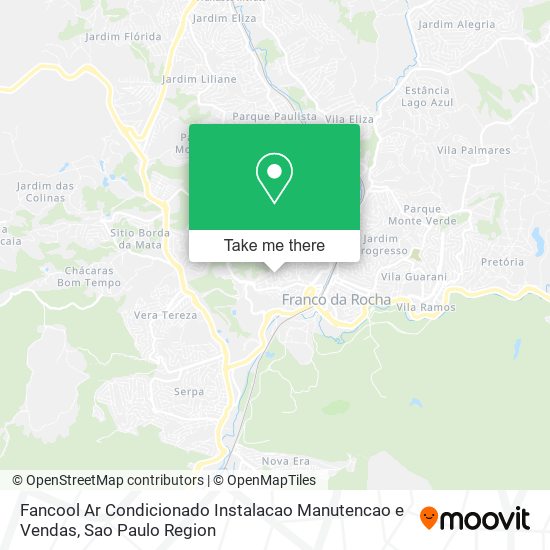 Mapa Fancool Ar Condicionado Instalacao Manutencao e Vendas