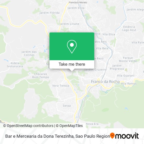Bar e Mercearia da Dona Terezinha map