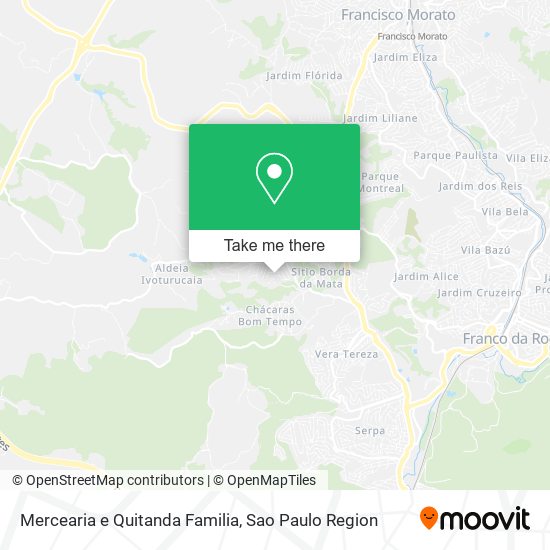 Mapa Mercearia e Quitanda Familia