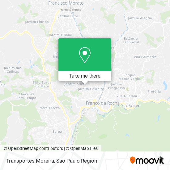 Transportes Moreira map