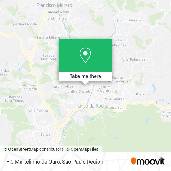 F C Martelinho de Ouro map