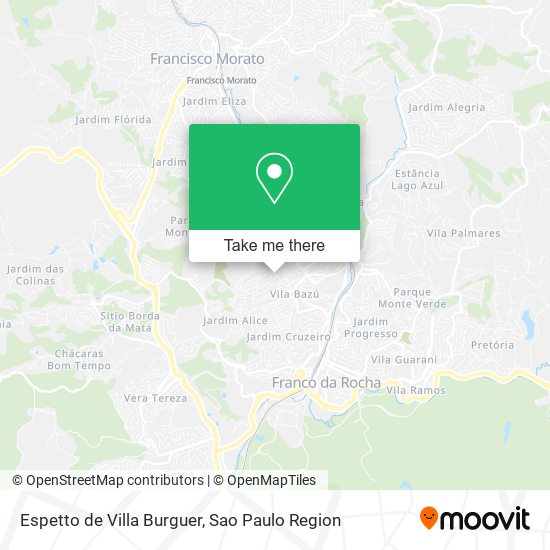 Espetto de Villa Burguer map