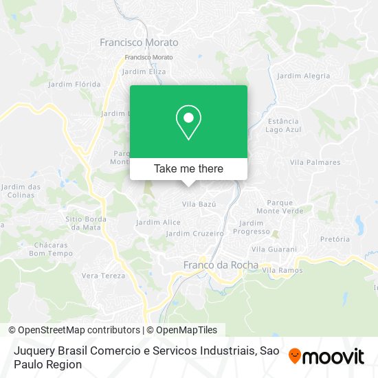 Mapa Juquery Brasil Comercio e Servicos Industriais