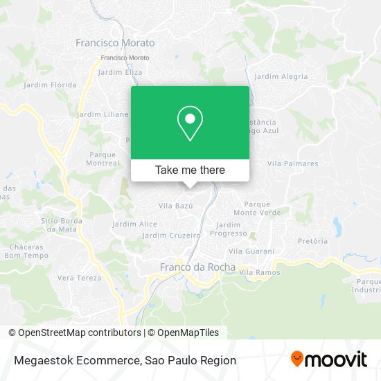 Megaestok Ecommerce map