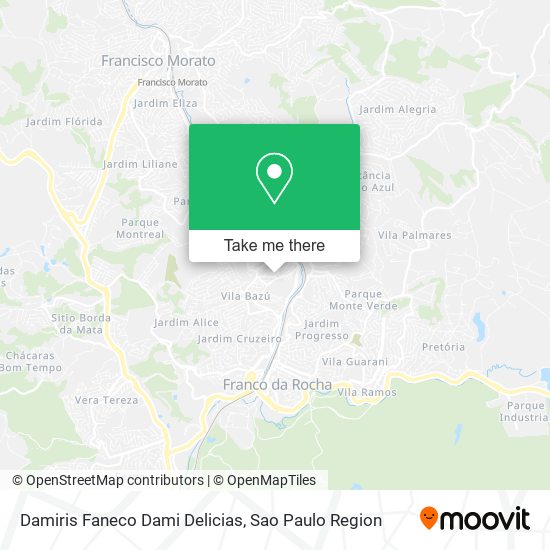 Damiris Faneco Dami Delicias map