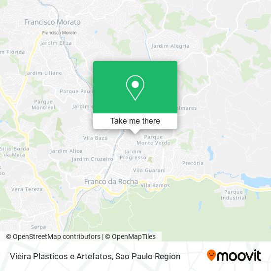 Vieira Plasticos e Artefatos map