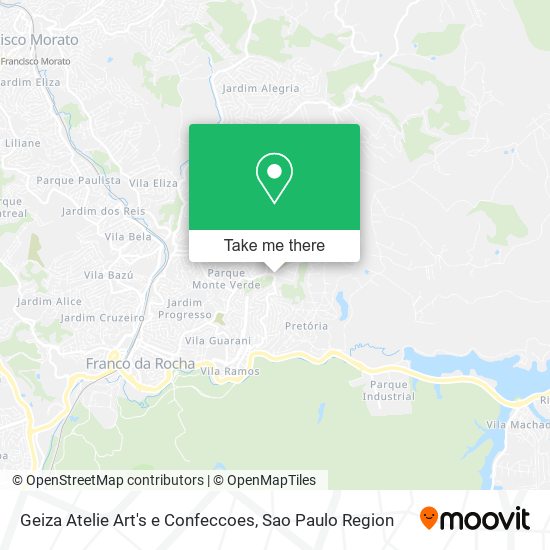 Geiza Atelie Art's e Confeccoes map