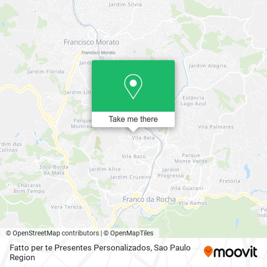 Fatto per te Presentes Personalizados map