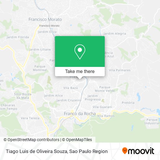 Mapa Tiago Luis de Oliveira Souza