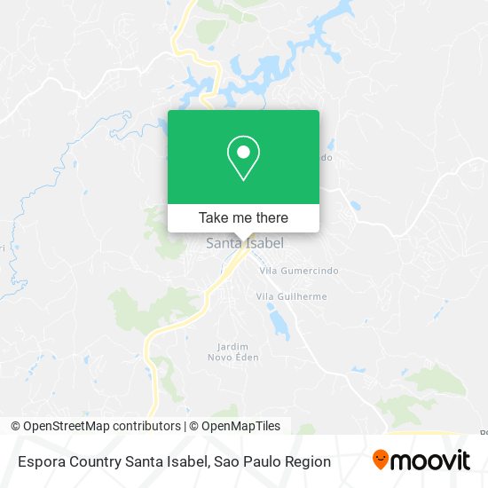 Espora Country Santa Isabel map