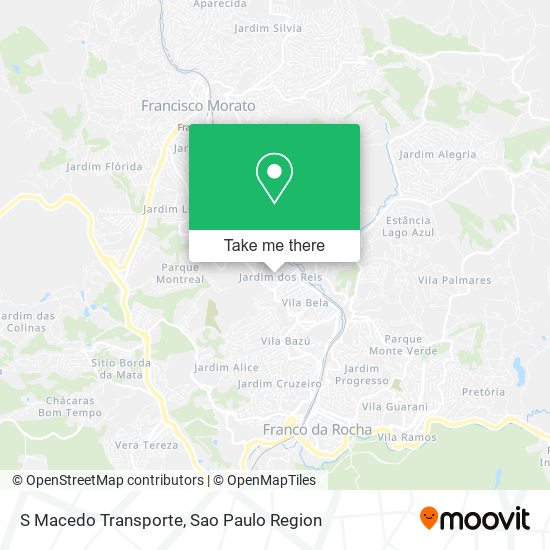 S Macedo Transporte map