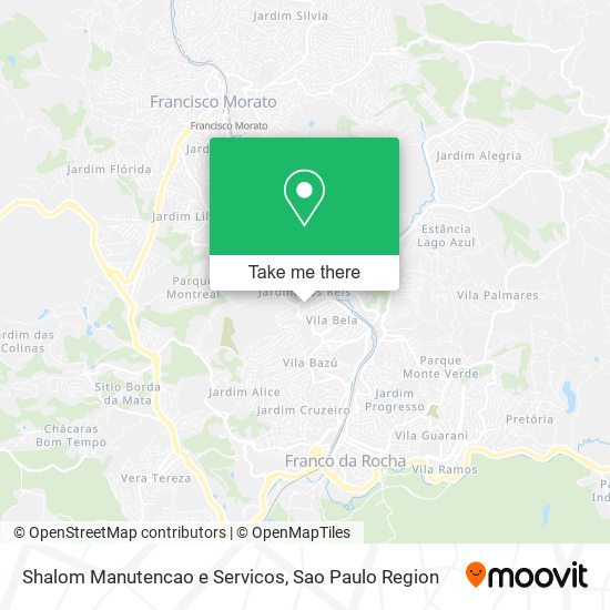 Mapa Shalom Manutencao e Servicos