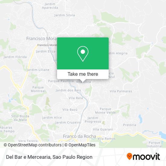 Mapa Del Bar e Mercearia