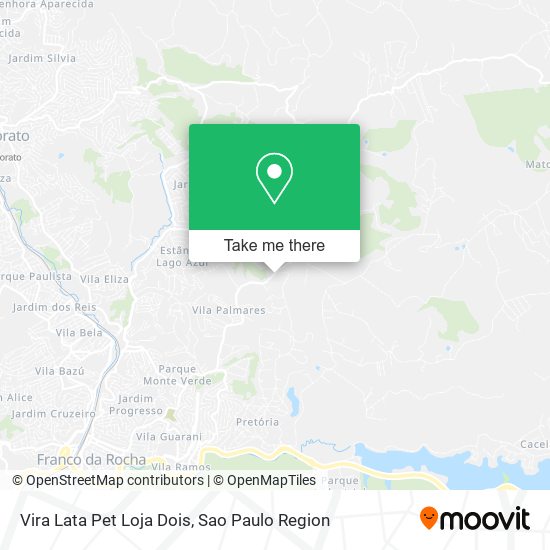 Mapa Vira Lata Pet Loja Dois