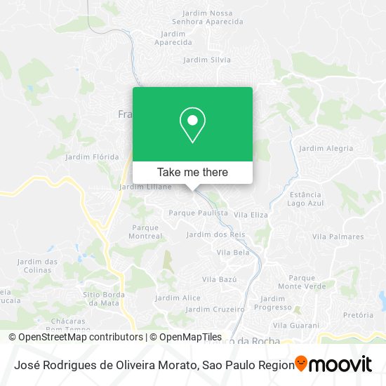 Mapa José Rodrigues de Oliveira Morato